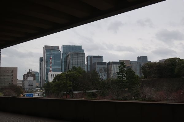 竹橋から大手町方面