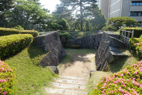福井城天守石垣
