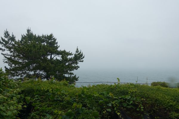 茨城県天心記念五浦美術館から望む太平洋